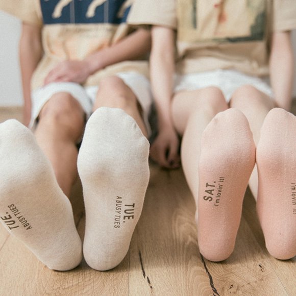 7 Days A Week Cotton His and Hers Ankle Socks - Picture 8 of 8